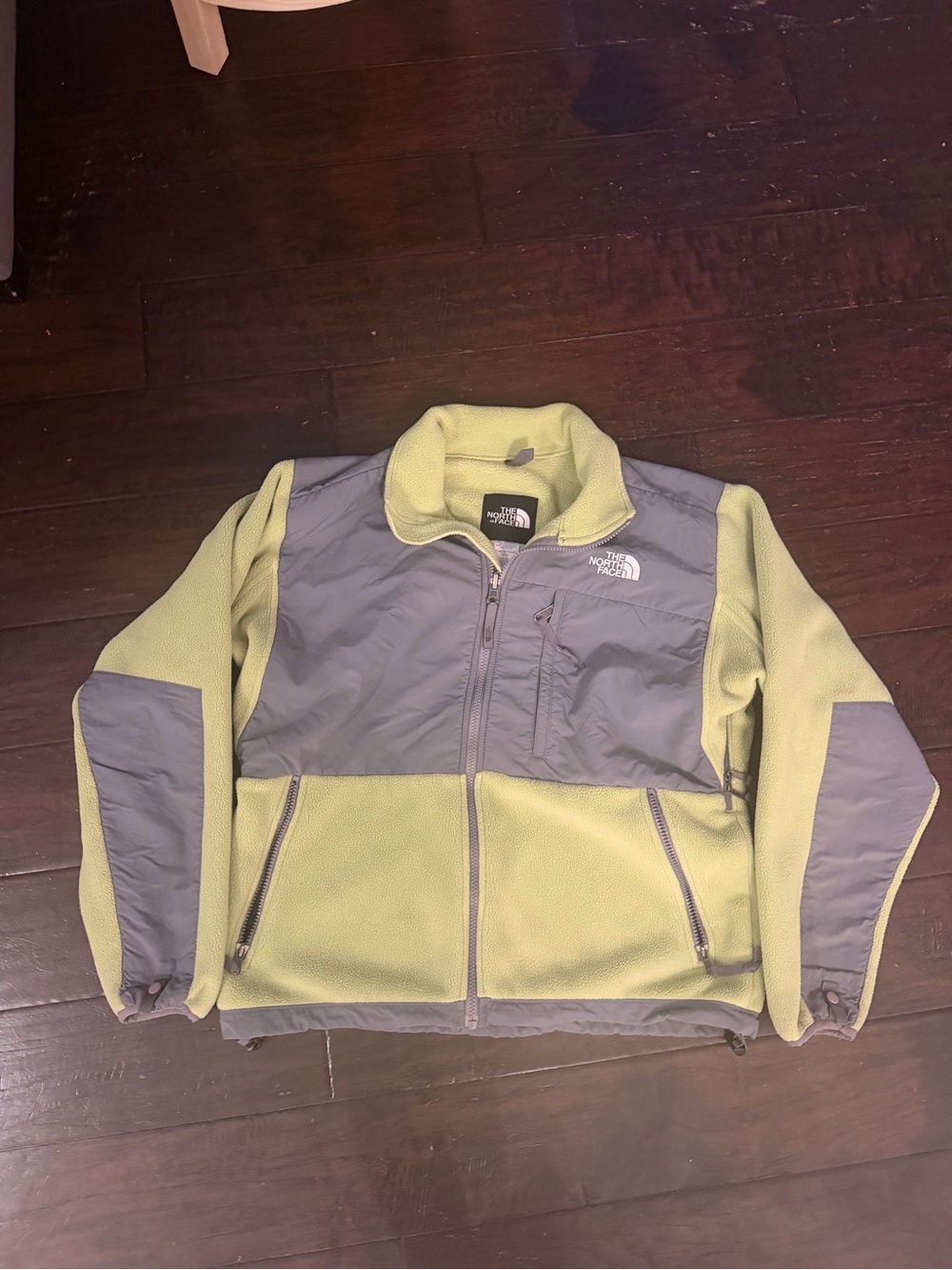 Vintage The North Face Denali Fleece Jacket Women’s Medium Light Green Gray